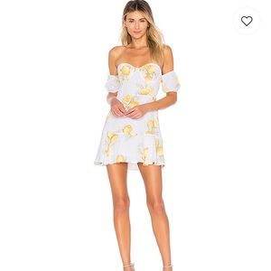 For love and lemons white lemon dress
